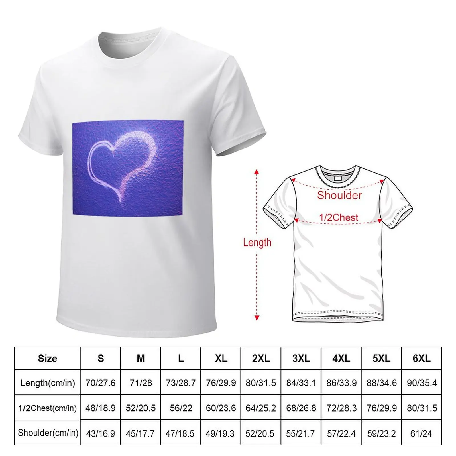 Purple Heart- Unique Urban Design T-shirt cute clothes kawaii clothes clothes for men