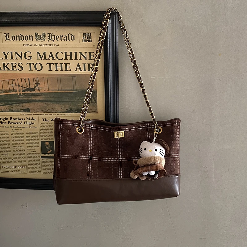 

Classic Luxury Handbag Ladies, Comfortable Leather Shoulder Bag, Famous Designer, Elegant Minimalist