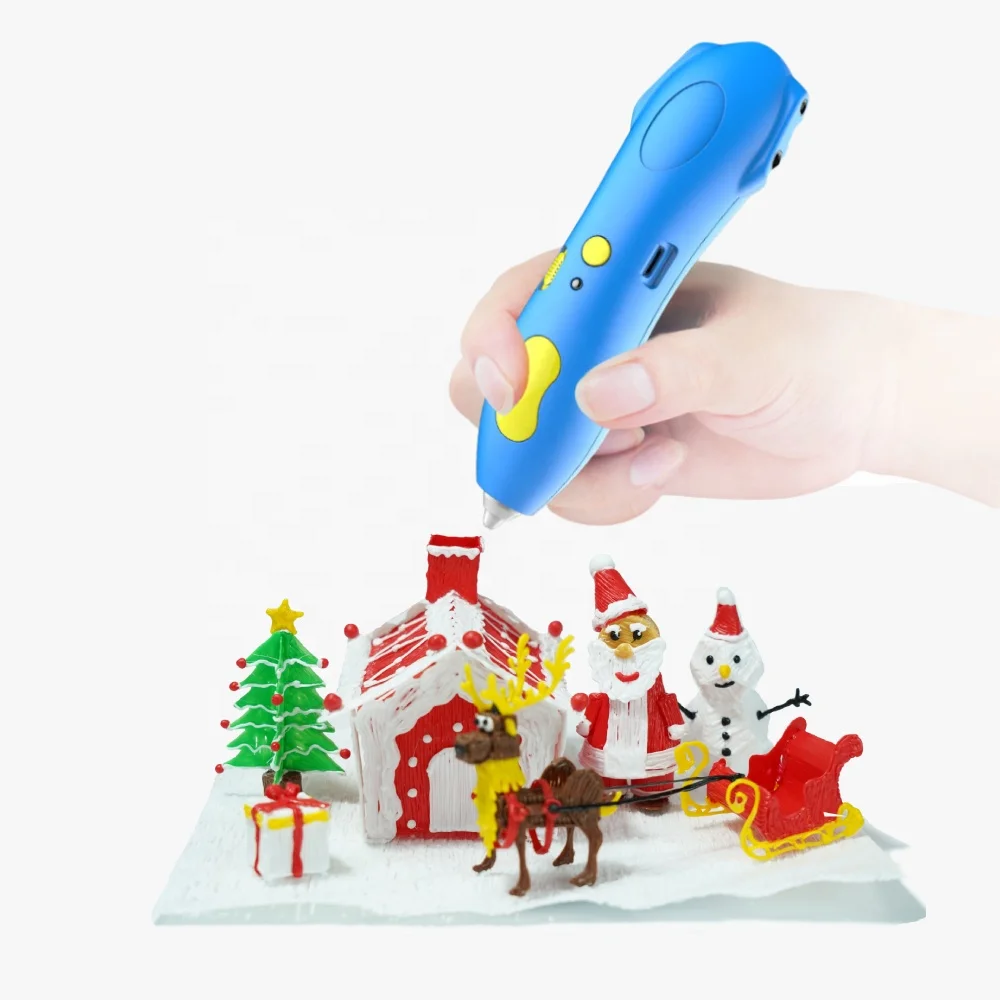 STLFCreat3D Ready to Ship 668-W Low Temp Safe 3D Pen High Quality Child 3D Printing Pen