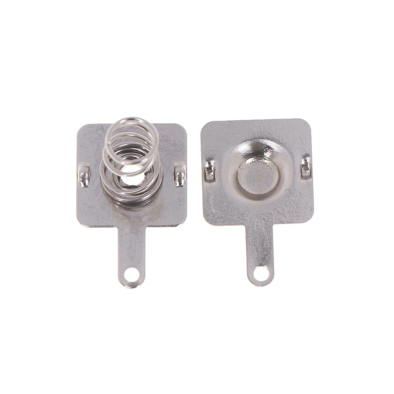 5Set  - + Replacement Metal Batteries Spring Contact Plate Silver Unidirectional Slot For AA Battery Case