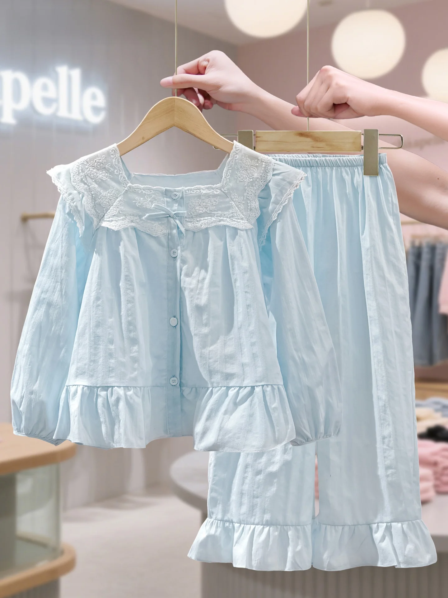 elegante-set-di-abbigliamento-per-bambini-pigiama-per-ragazze-nuovo-stile-autunnale-maniche-lunghe-materiale-morbido-comodo-completo-per-casa-per-bambini