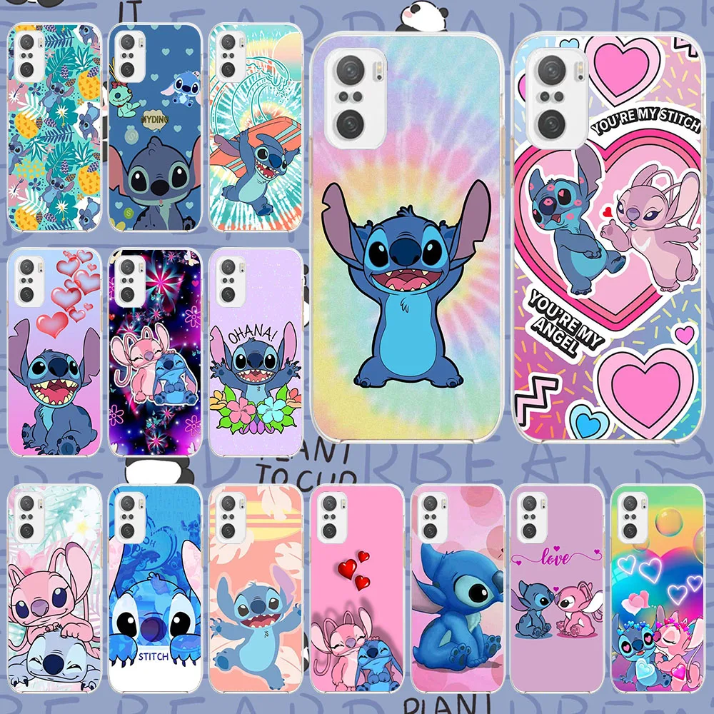 BW-33 Love Stitch Soft Silicone Case For Moto E4 E5 E6 E6S E6i E7 E20 E30 E40 G42 G32 G23 G52 Z2 Plus Play GO