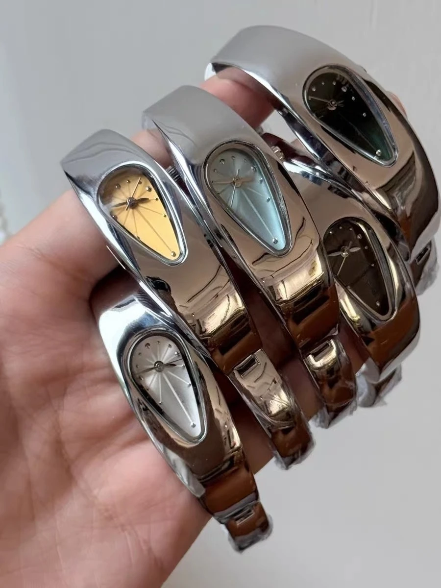 Water Drop Bracelet Watch Millennium Ins Wind Niche Special-shaped Simple Non-mechanical Medieval Men's Watch 2025 New