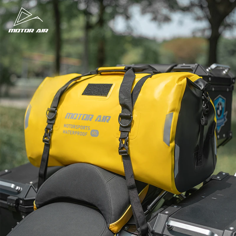 

New 45L/65L High-Capacity Motorcycle Bag Waterproof Tail Pack Riding Rear Seat Package Multifunctional Outdoor Travel Equipment