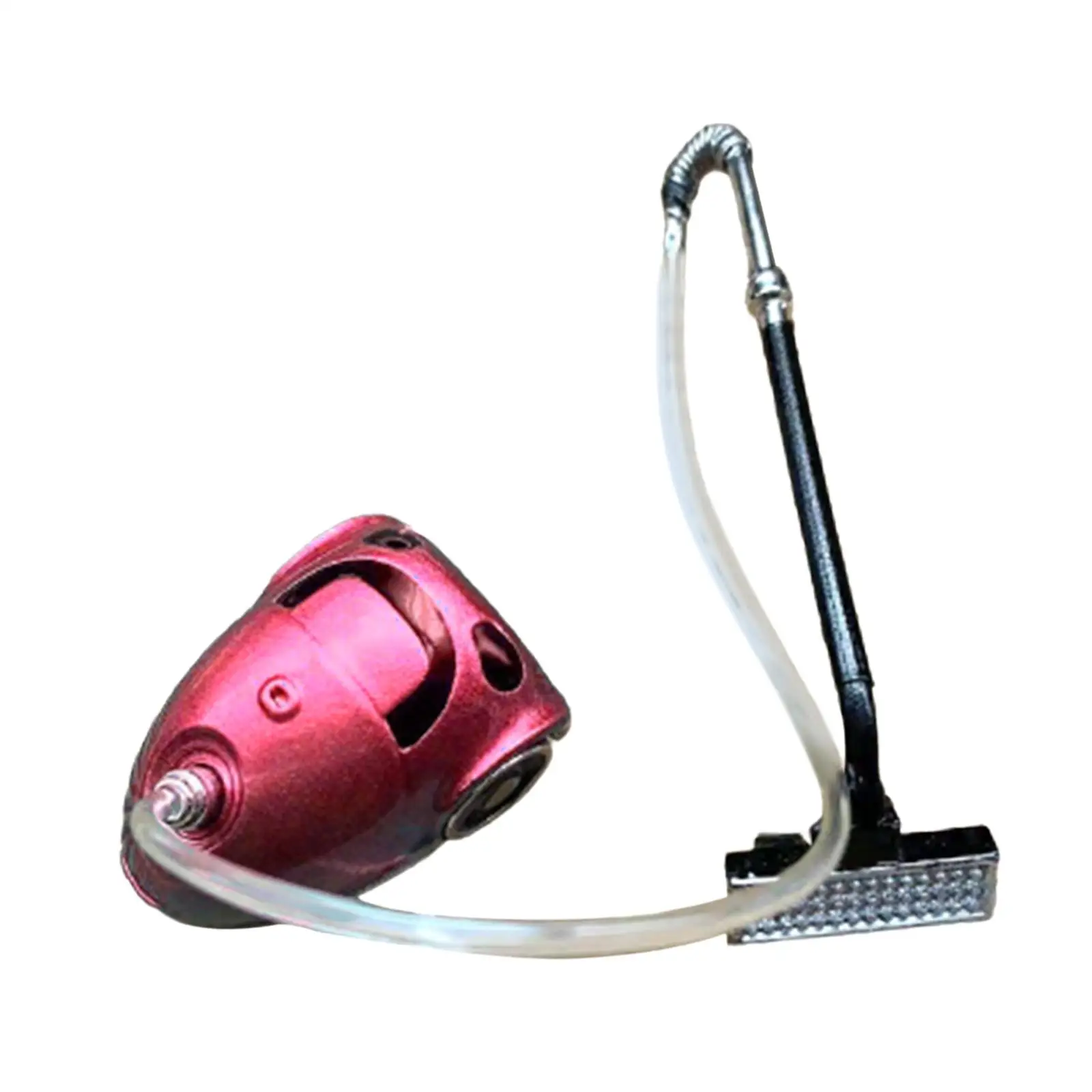 

1/12 Dollhouse Vacuum Cleaner Photo Props Dollhouse Decor Kids Pretdend Play Pink