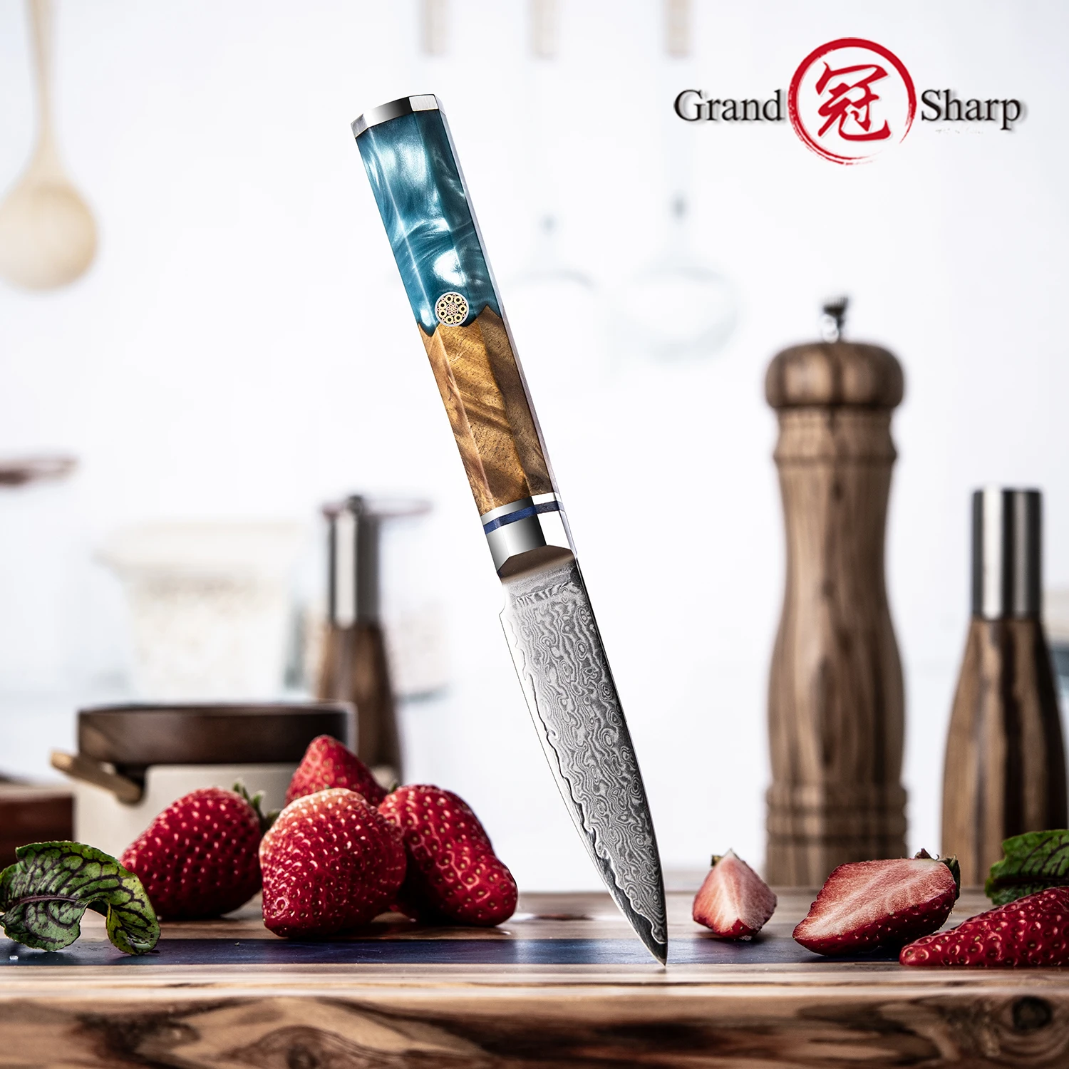 

Chef's Kitchen Knives 67 Layers Japanese Damascus Knife 10Cr15MoV Core Paring Peeling Cooking Home Tools Eco Friendly Cookware