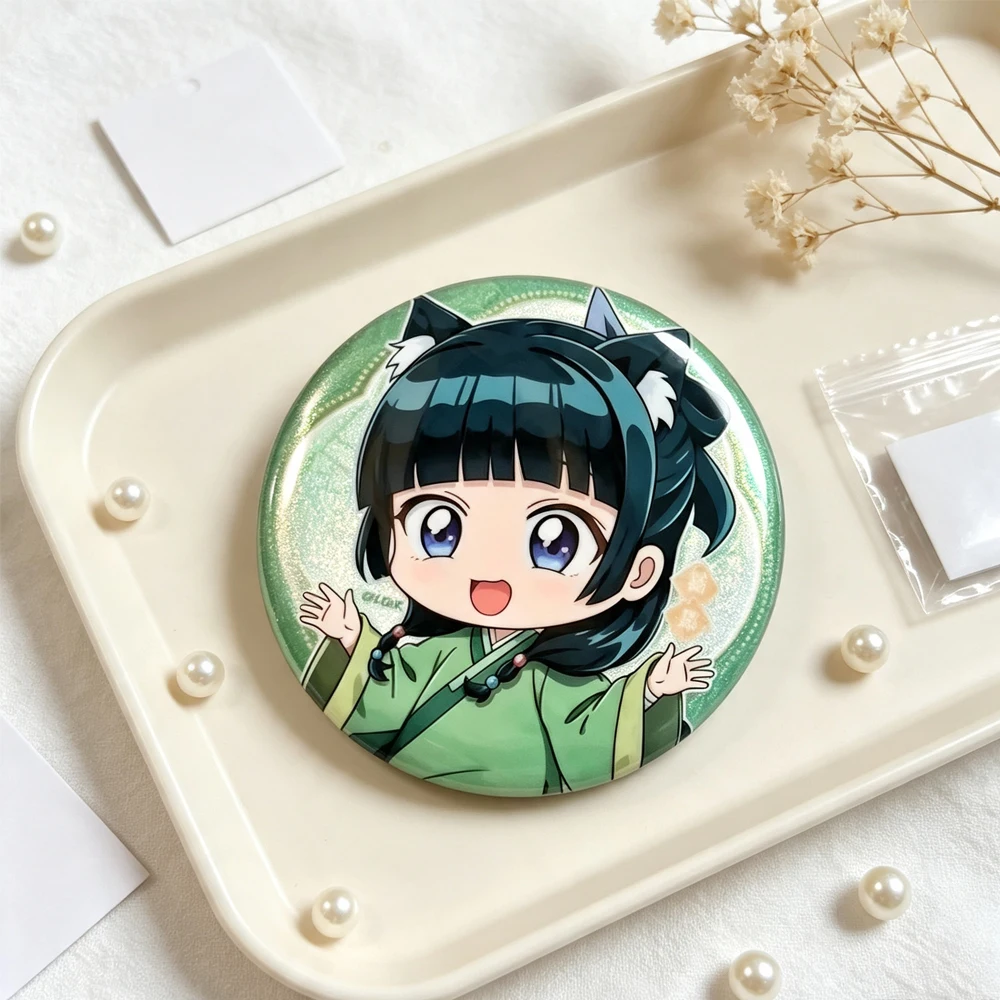 Cute Cartoon Anime The Apothecary Diaries Cat Pin Standing Sign, Desktop Decoration Ornament  Brooch Accessories Fans Gifts