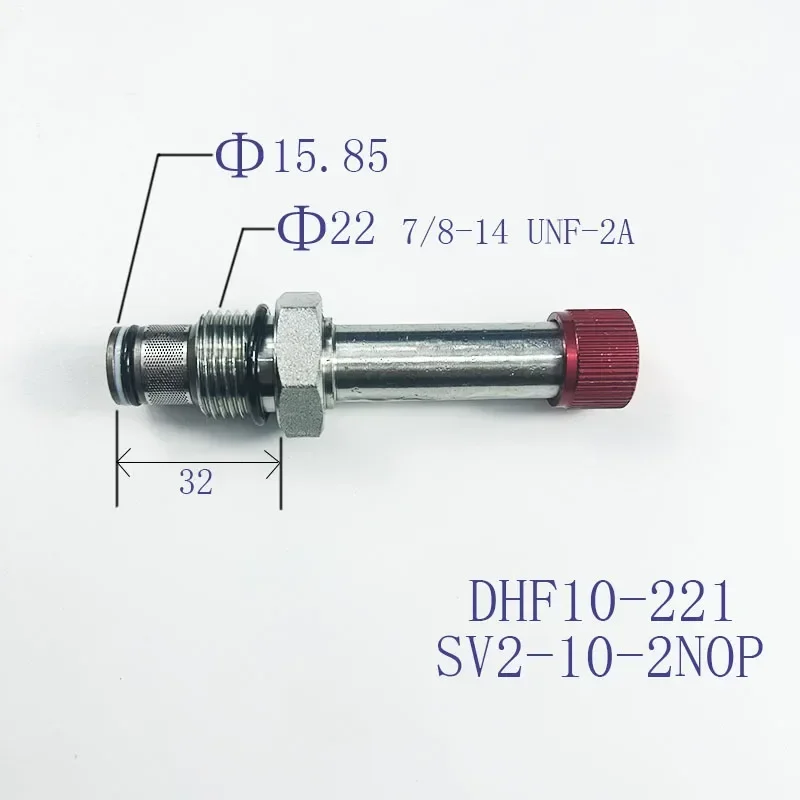 Hydraulic thread insertion two position normally open solenoid valve DHF10-221 SV10-21 SV2-10-2NOP