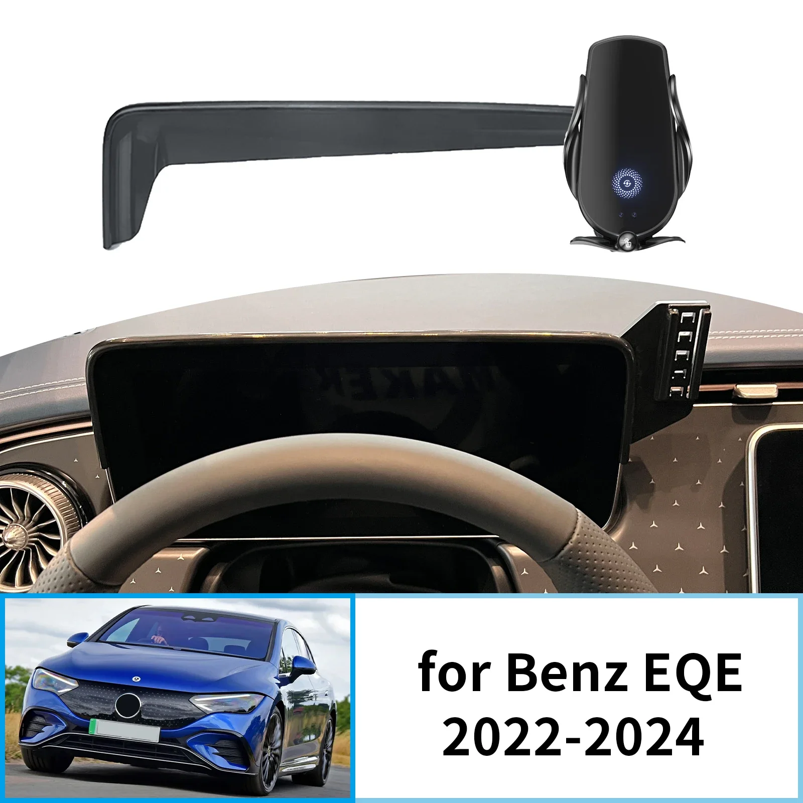 

for Mercedes-Benz EQE 2022-2024 Car Mobile Phone Holder Accessories GPS Bracket Navigation Stand Auto