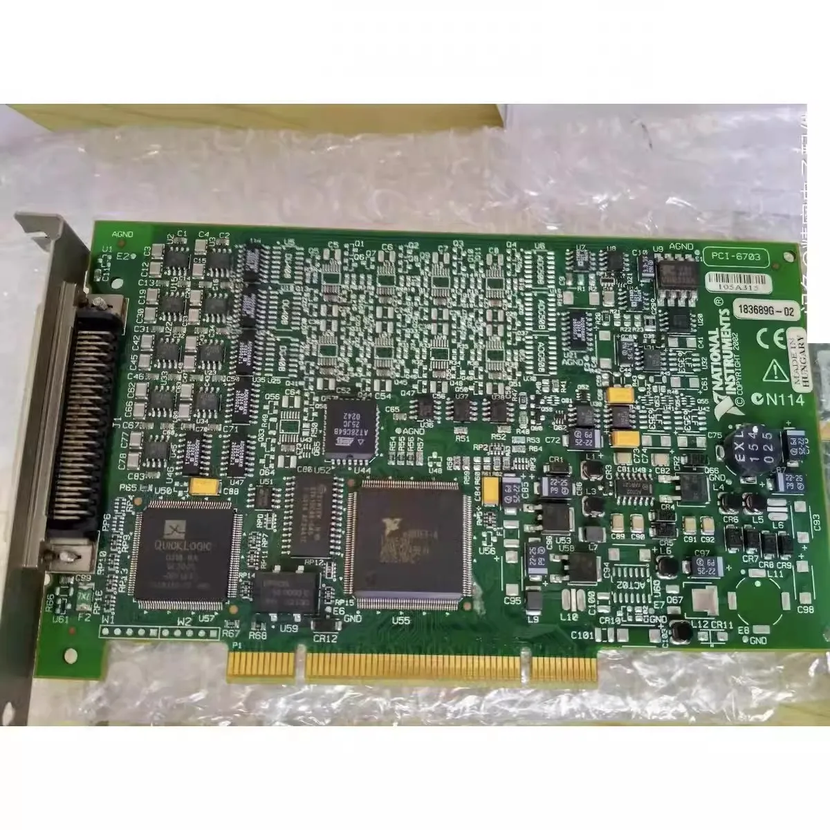 American NI PCI-6703 Static Analog Output Device 16-bit 16-channel 778316-01 PCMCIA