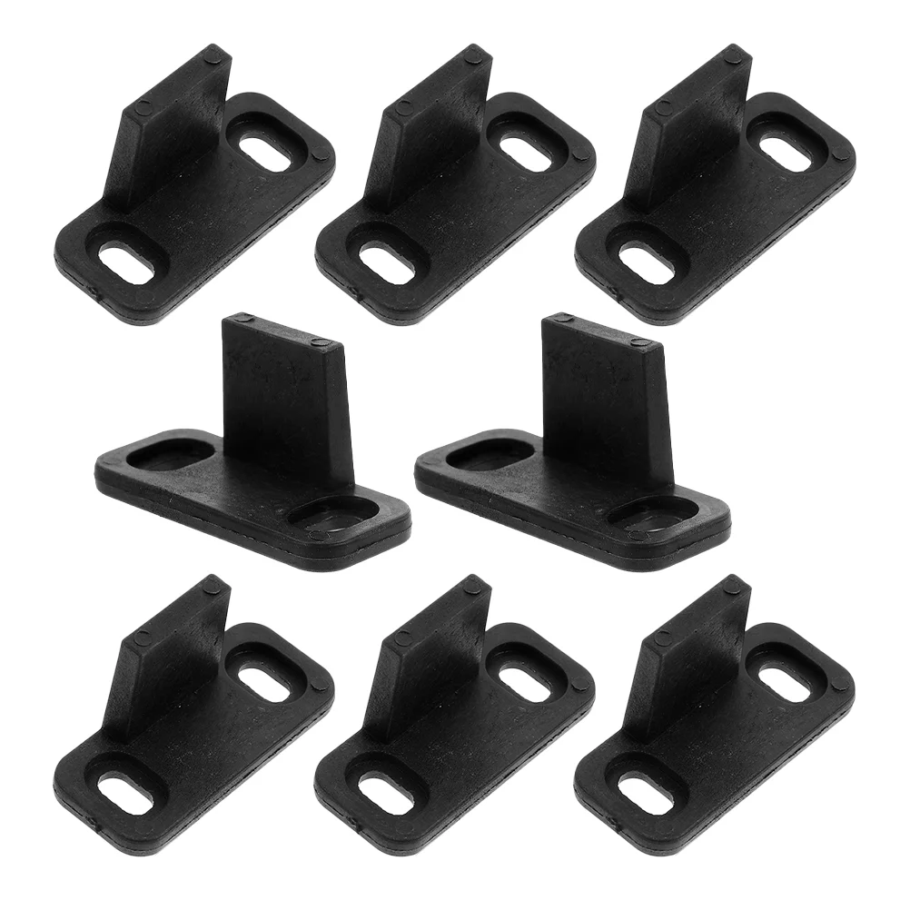 8 Pcs Sliding Door Guide Floor Hardware for Barn Locator Supplies Soft Close Kit Abs