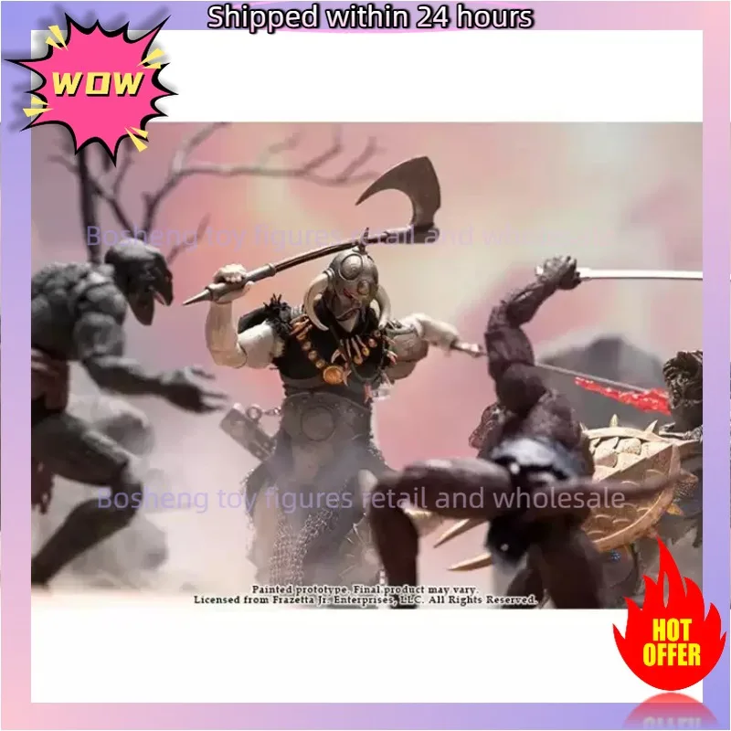 【In Stock】Omen Studio 1/12 Savage Furnace Death Dealer Action Figure Collectible Toy Gift
