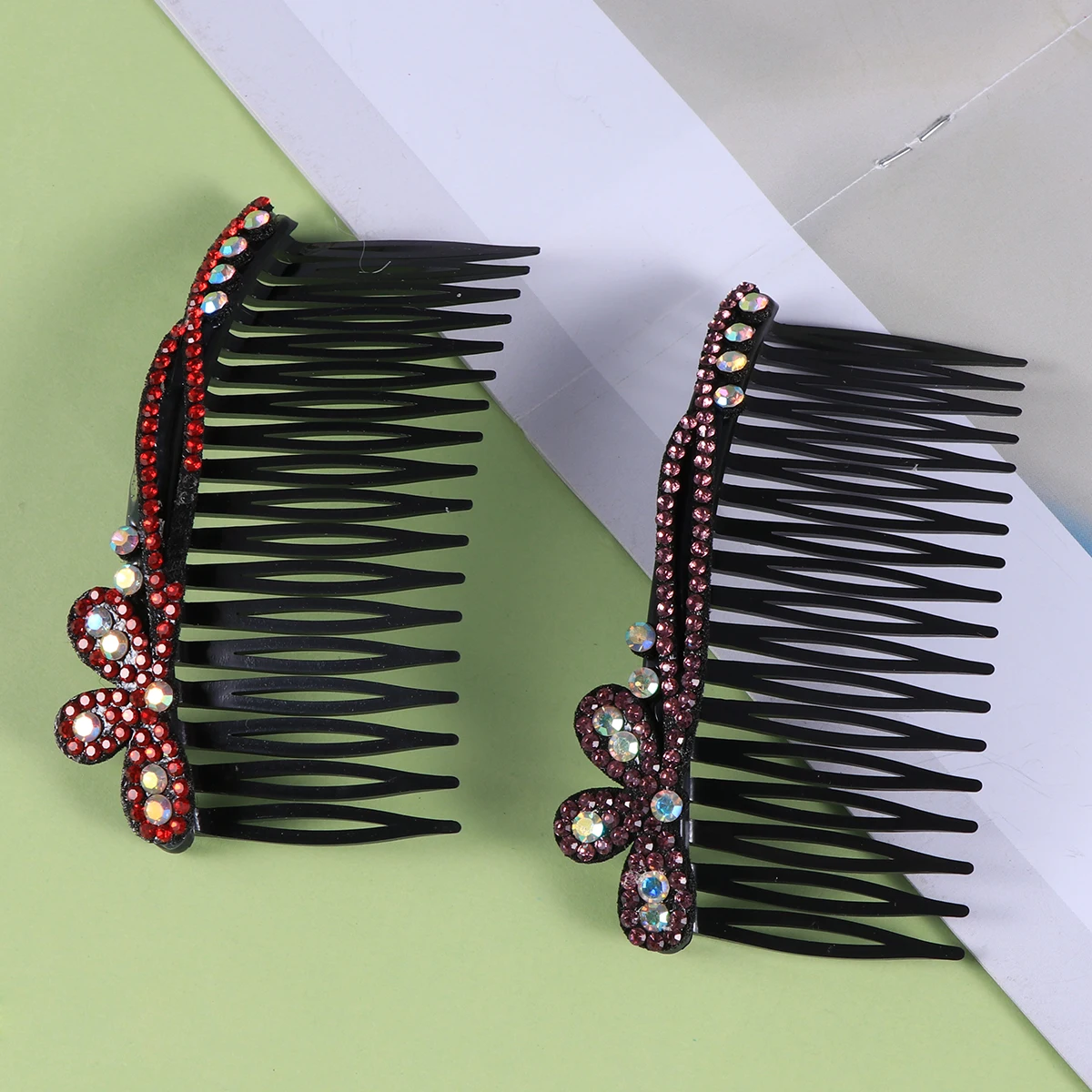 

Противоскользящая заколка для волос, расческа для волос, боковая заколка для волос, заколка для волос для девочек и женщин, классический пластик, прямые зубы, легкий, прочный