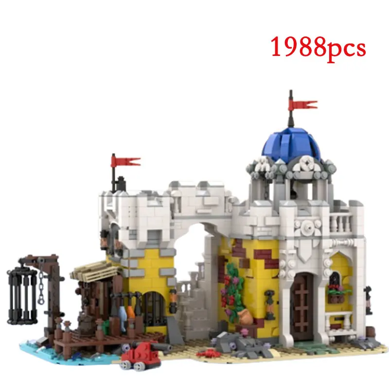 

Spot MOC-164551 Small Particle Assembled Building Blocks Puzzle Architecture Series Pirate Sailboat Model Children's Gift Orname