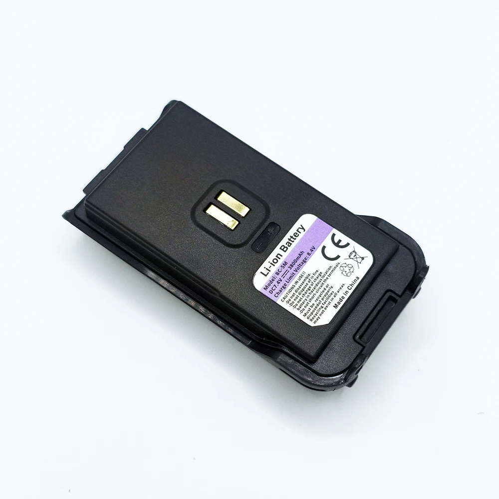 3800mAh 7.4V Thicken Battery For BAOFENG UV-5RMINI Walkie Talkie For MINI-5 Two Way Radio Support Type-C Charging Li-ion Battery