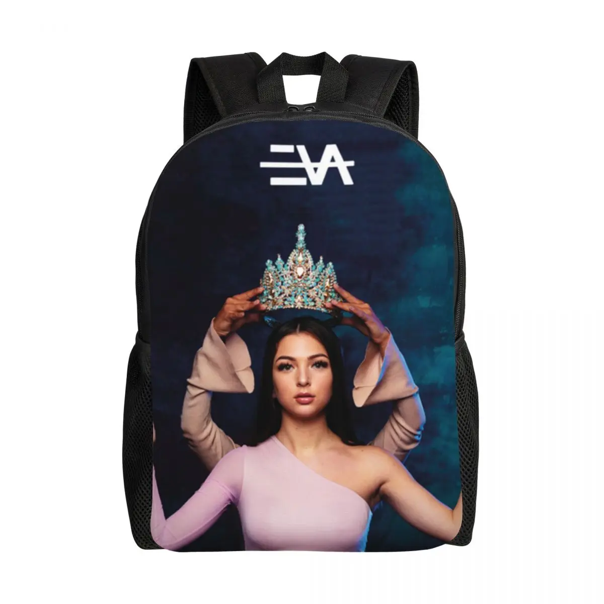 

Рюкзаки Eva Queen для женщин и мужчин, школьная сумка для студентов, подходит для 15-дюймовых ноутбуков, сумки для французской певицы