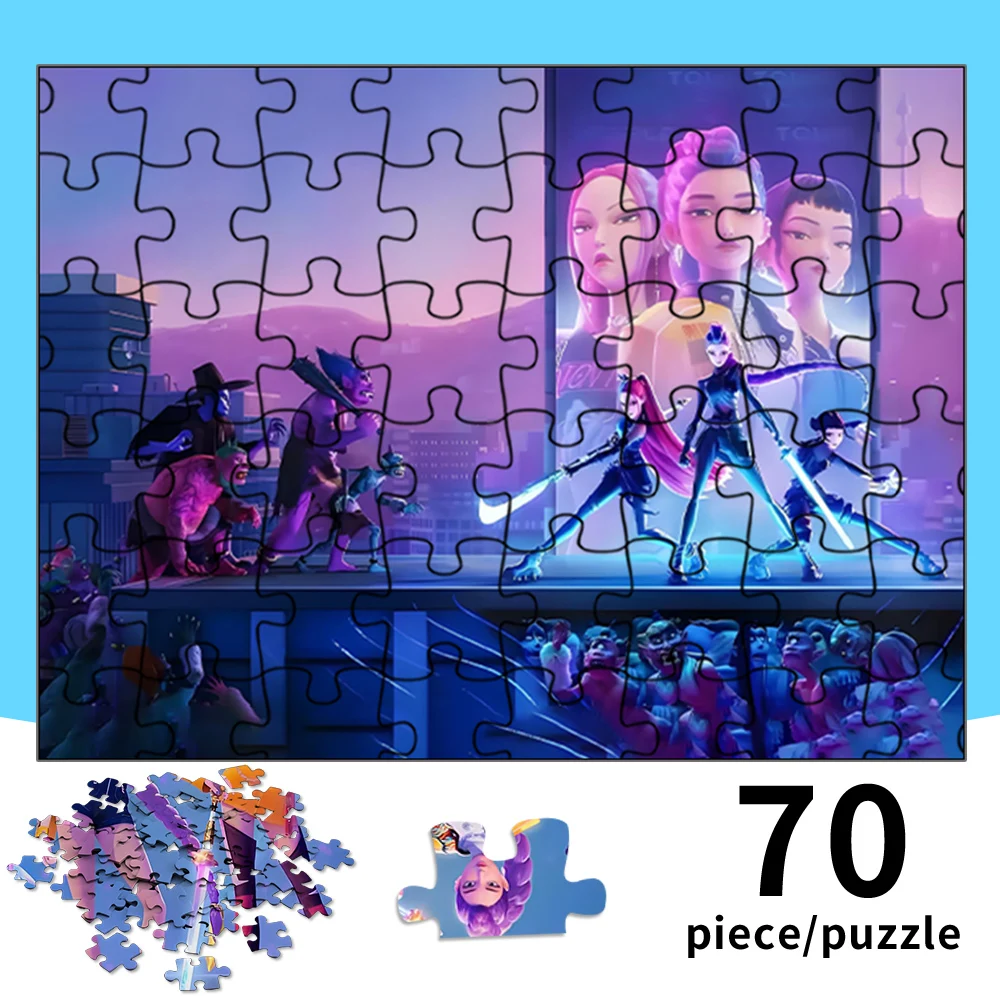 70 шт. KPOP охотники на демонов головоломка KPOP девушка группа коллекционная игрушка в подарок