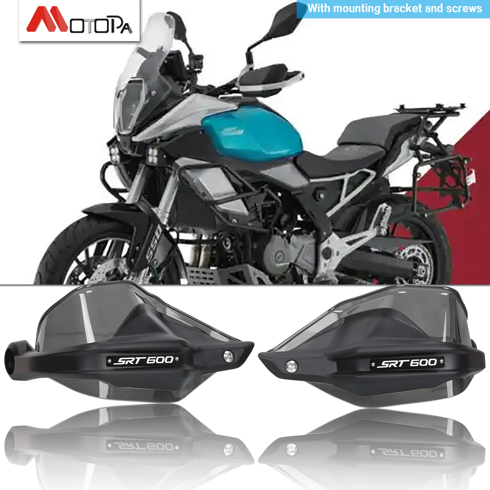 

SRT600 Handlebar Handguard Shield Hand Guard Lever Windshield Protector Screen Cover For QJMOTOR SRT600 2024