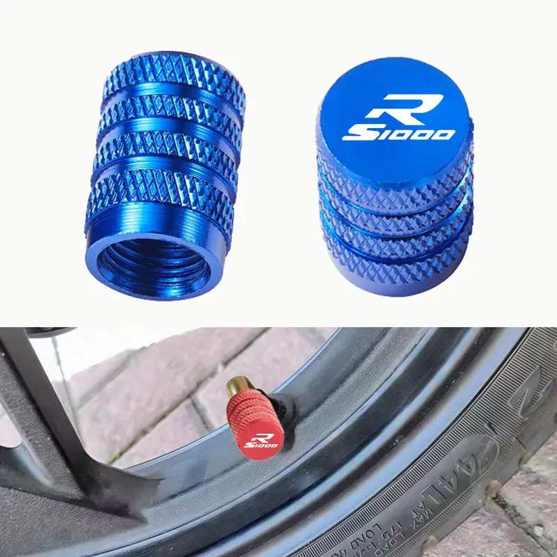 

2Pcs nwe 2025 Motorcycle Accessories Tire Valve Air Port Stem Cover Caps For BMW S1000R S1000RR S1000 R RR 2009-2026