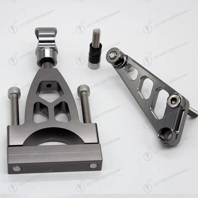 CB400 Universal Steering Damper for CB400 99-10 VTEC Motorcycle, Adjustable Durable Titanium Stabilizer