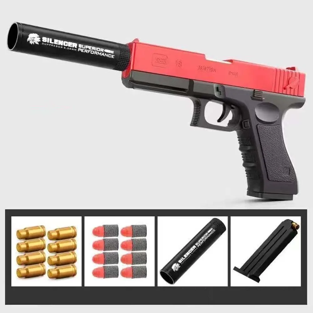 Safe Toy Gun For Kids Boys Soft Bullet Gun Pistol Birthday Gift Dropshiping Shopify TikTok Toys