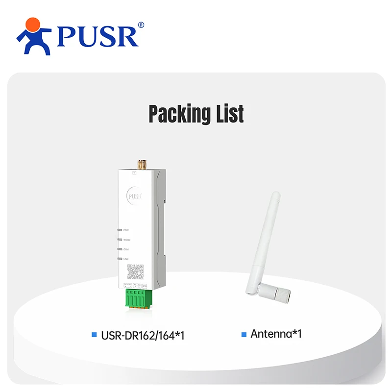 Picture 5: PUSR serial to TCP/IP server RS485/232 to Dual Band WiFi Converter Modbus RTU to TCP Gateway IEEE802.11 a/b/g/n USR-DR164/162