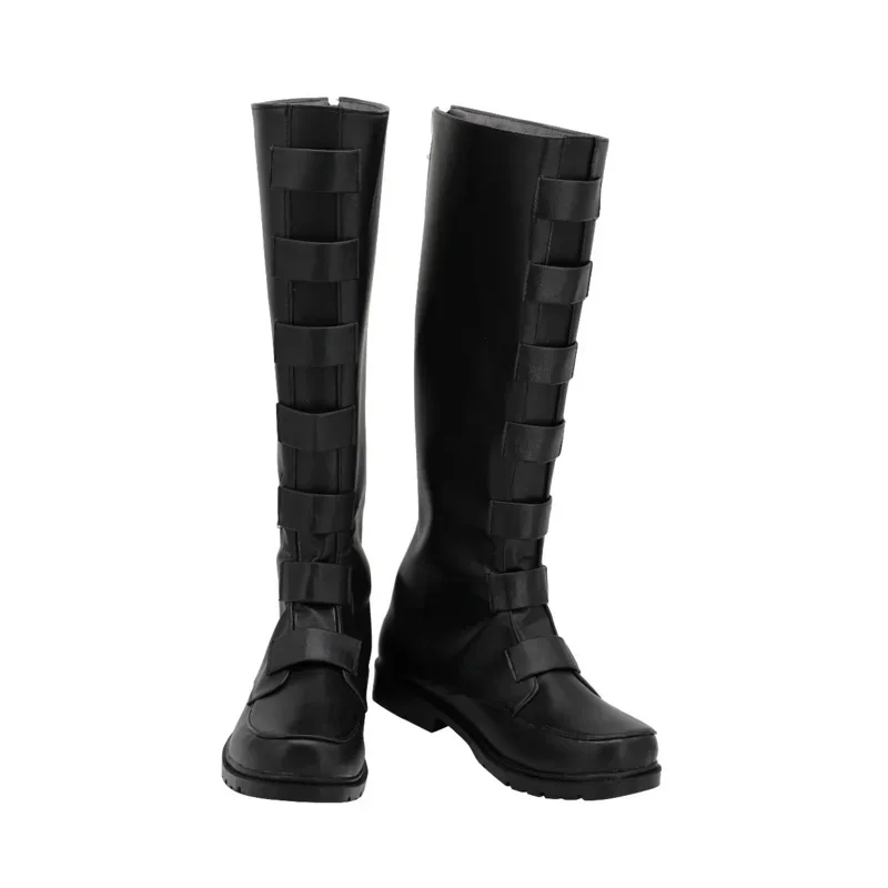 Jedi Master Qui Gon jinn Cosplay Shoes Boots Adult Men Halloween Party Custom Made Q