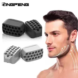 Set ginnico 2 pz-Jaw per uomo e donna, esercitatore Jawline in Silicone, rinforzatore per allenatore della mascella