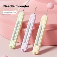2 in 1 Needle-threaders with Seam Ripper   Threading Seam Remover Seam Ripper Tool for Sewing Crafting Cross-Stitch Accesorios