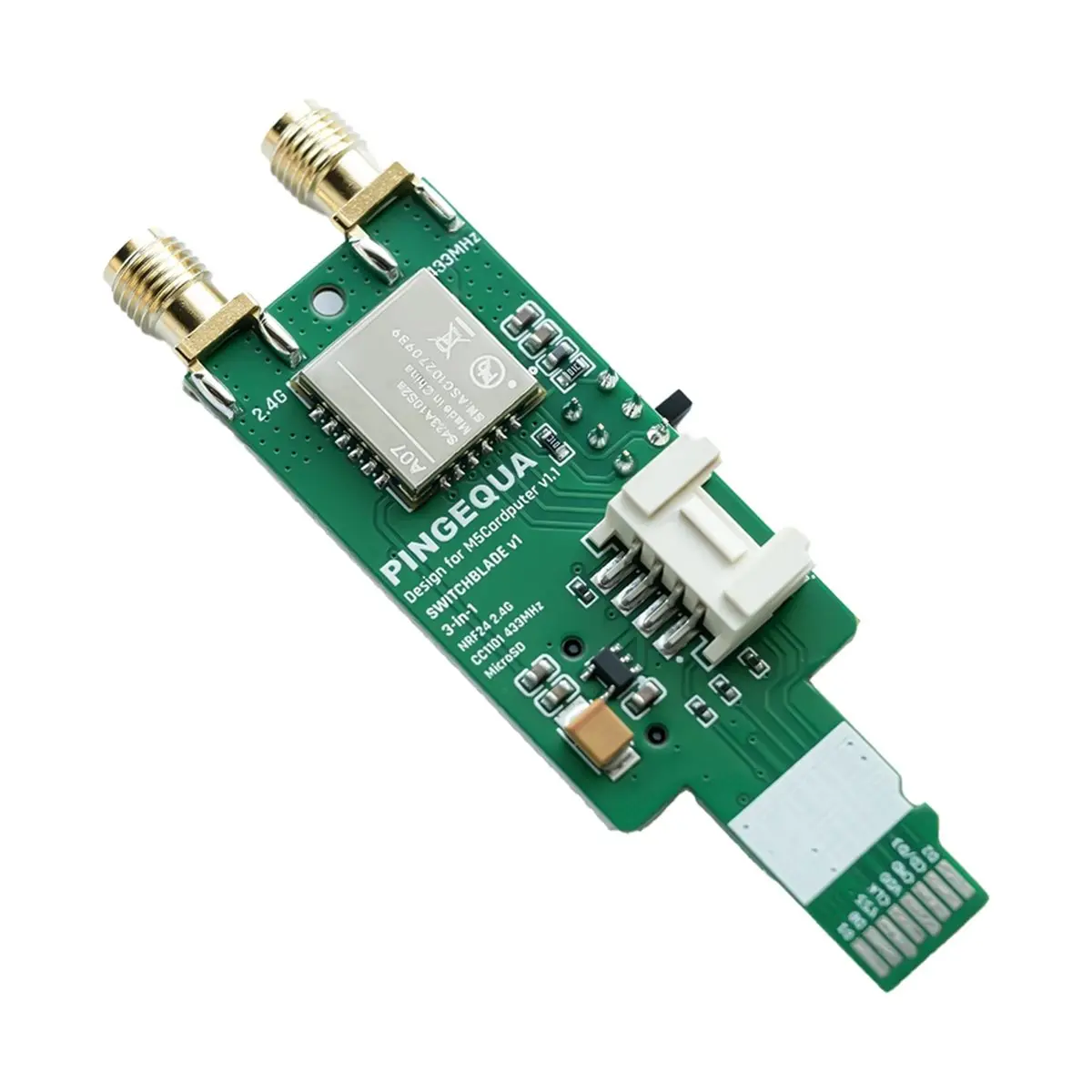 

Новая электронная плата для Cardputer V1.1, трансивер NRF24L01+ PA/ и CC1101 Sub-GHz с разъемом MicroSD, Plug & Play