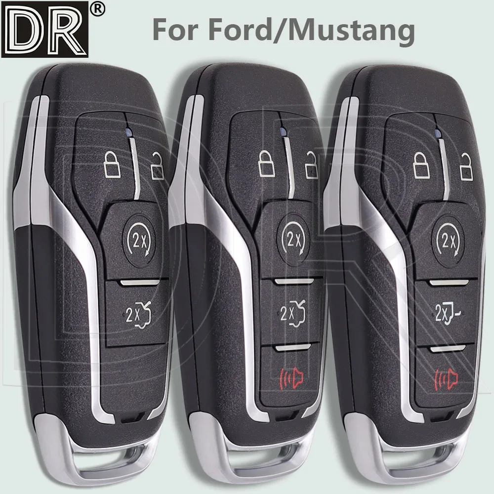 

Корпус для замены автомобильного ключа с 4/5 кнопками для Ford Explorer, Edge, F-серии, Truck, Fusion, Mustang 2013-2017