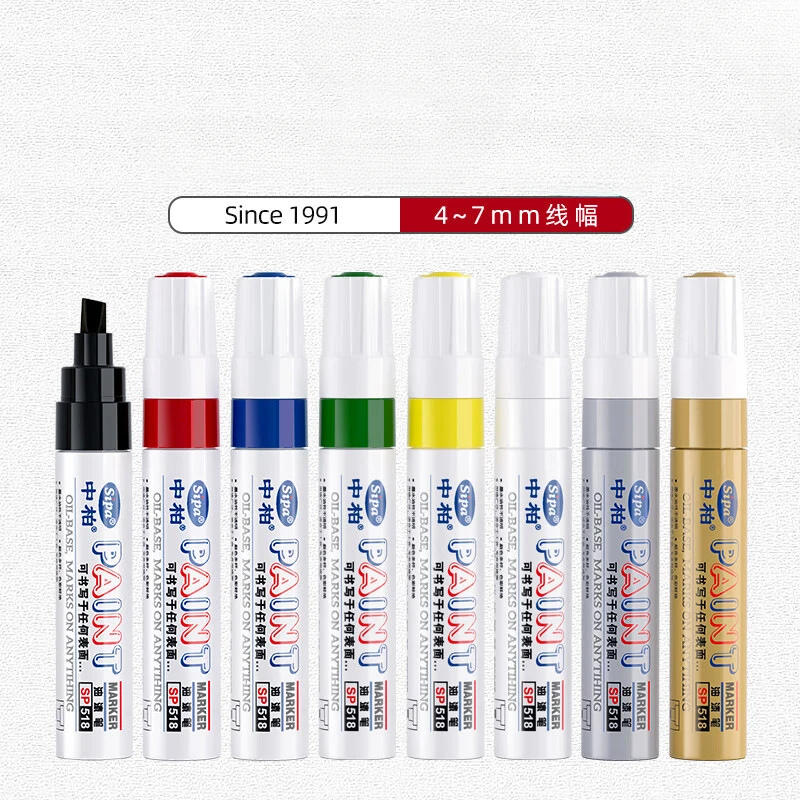 Paint Pens Paint Markers Never Fade Quick Dry and Permanent,Rock Painting, Ceramic, Wood, Fabric, Plastic, Canvas, Glass, Mugs