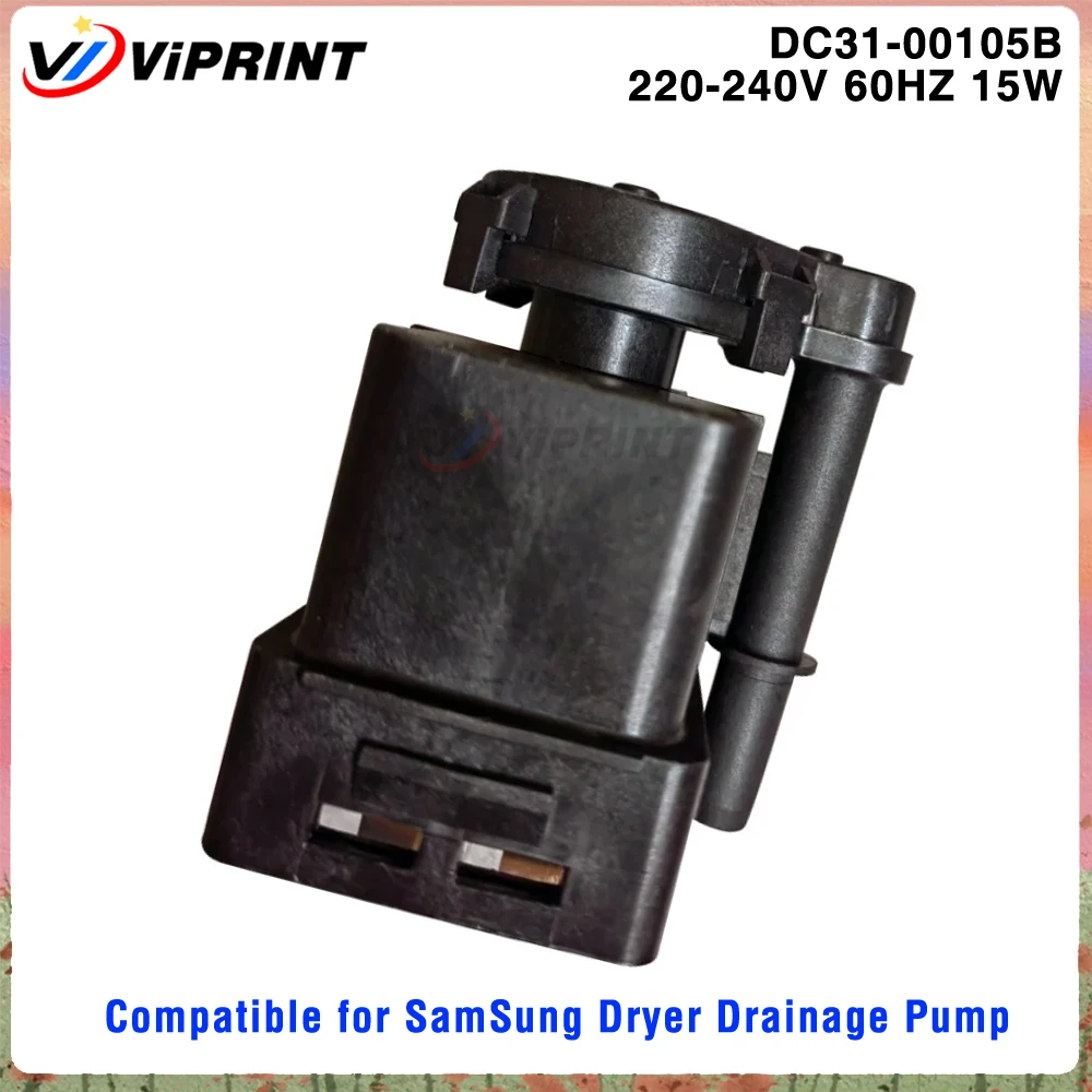 New DC31-00105B Compatible for Samsung Clothes Dryer Drain Pump Motor B13-5AE12120 60HZ 15W Parts