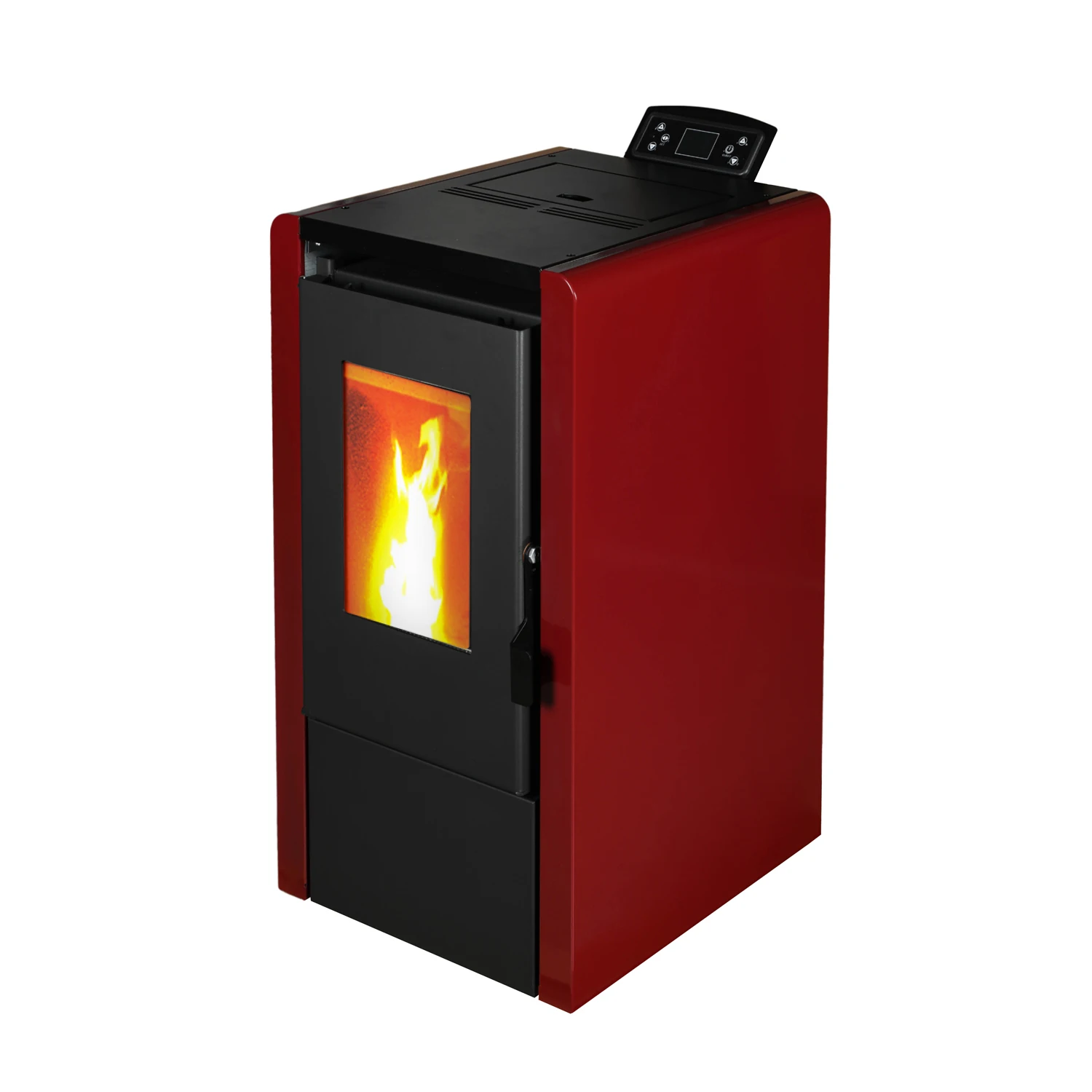 Modern European Freestanding Indoor Smokeless Automatic Feeding Wifi Biomass Pellet Stove Stufa Pellet for Home Heating