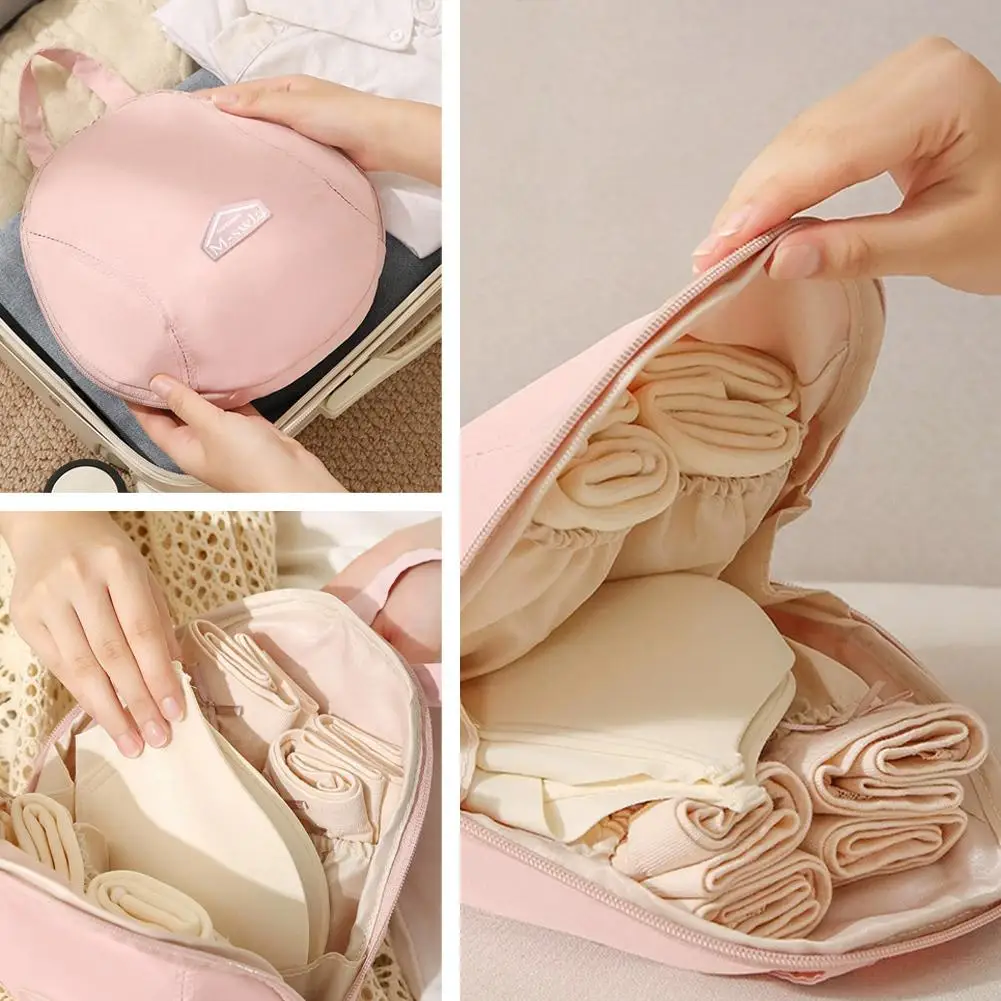 1/2Pcs Portable Travel Bra Underwear Organizer Bags Multi-function Storage Bag Toiletry Cosmetic Case Storage Bag 2026 New