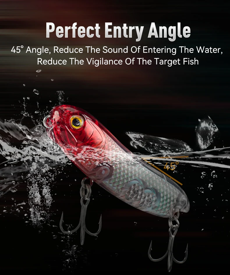 Kingdom Topwater Angelköder 4,5g 7,5g 11,5g 19g Schwimmender Pencil-Köder 3D Hologramm Z-Dog Weitwurf-Hardbaits Oberflächenköder – Detail 3
