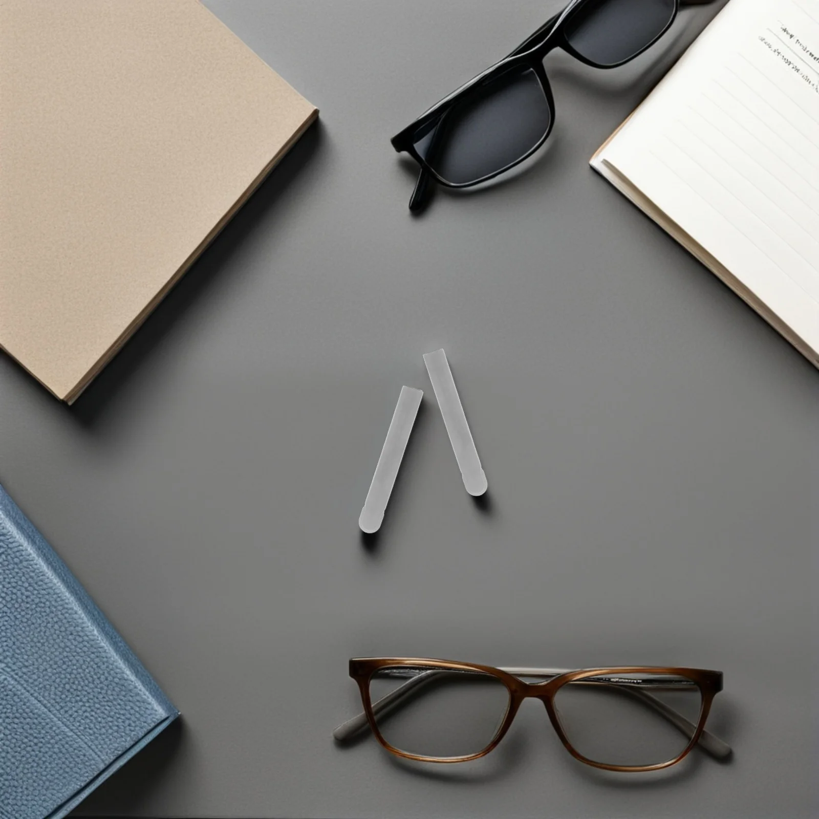 

6pcs Silicone Eyeglass Temple Sleeves Anti-Slip Glasses Leg Covers Replacement Ear Hook Cushions For Eyewear Soft Grips