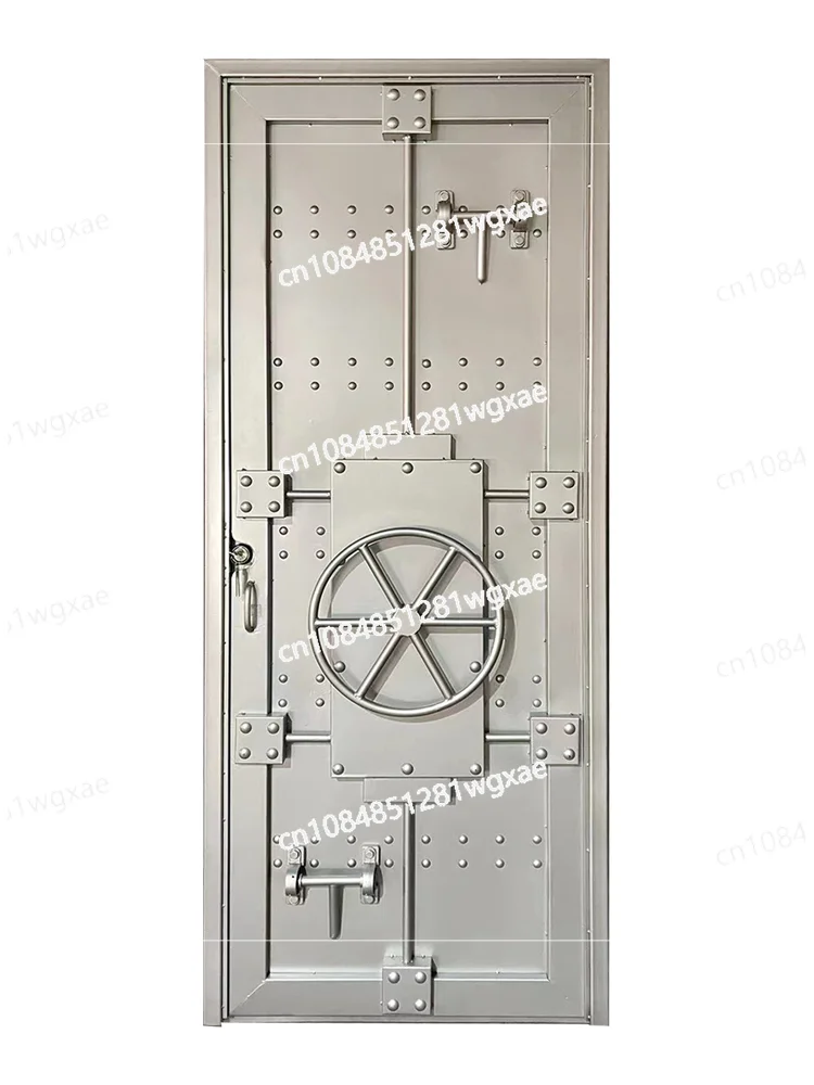 

Industrial Style Arch Top Door Decoration, Bar and Restaurant Escape Door, Metal Iron Door