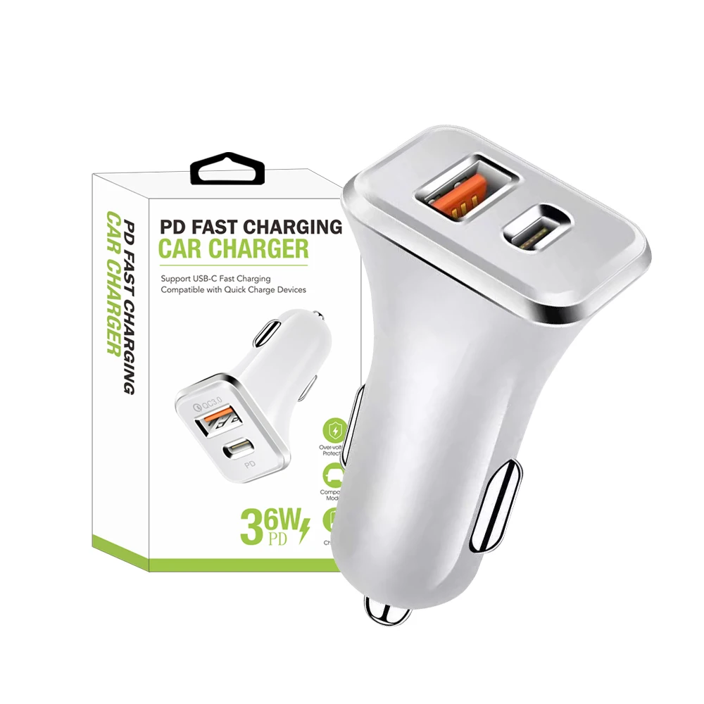 Wholesale/Retail Travel Fast USB-C Wall Charger Car Charger Pd 20W Mobile Phone Charger Super Fast Charging in Floor Display