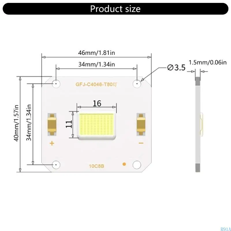 R91A Светодиодные светильники Светодиодные отражатели 100 Вт протокол светильны настенные настенные проекторы