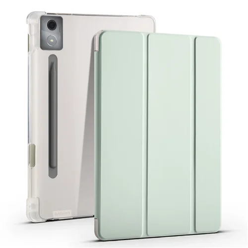 Imagen 2 del producto Para Lenovo Idea Tab Pro funda con portalápices triple soporte trasero suave tableta Coque para Lenovo Idea Tab Pro 12,7 funda tb373fu