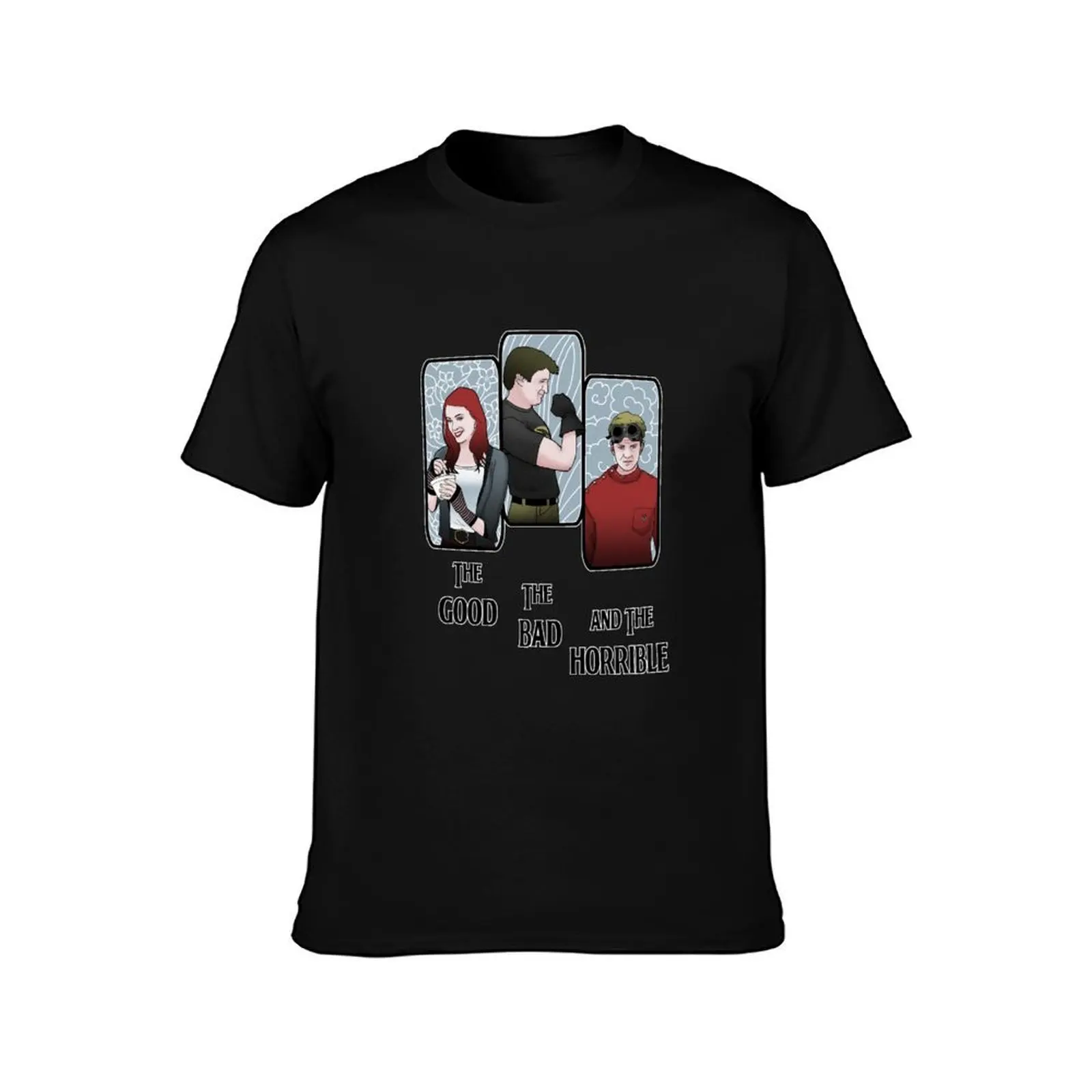 The Good The Bad and the Horrible T-Shirt Summer Casual Cotton Tee Oversized Streetwear Tops Vintage Graphic Print