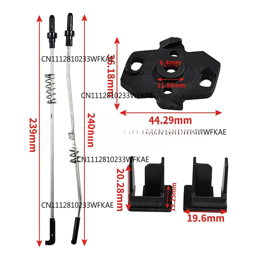 Car Side Sliding Window Repair Kit 7H0847781B For Volkswagen Transporter Multivan Caravelle T5 T6 7H0847788A 7H0847785 7H0847773