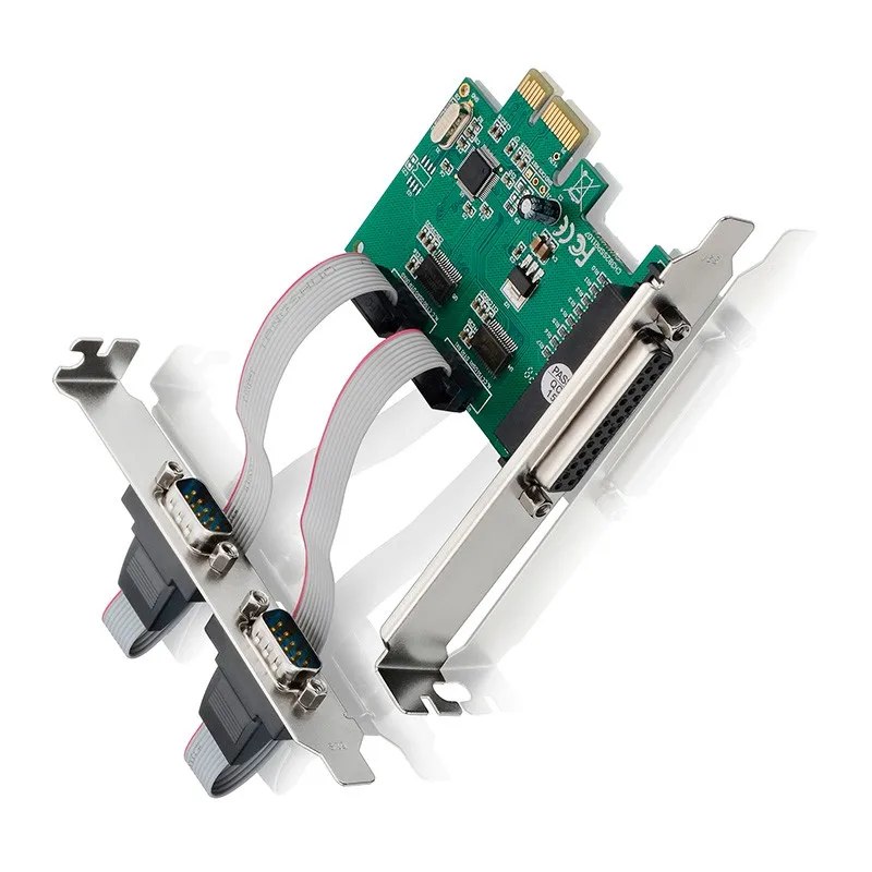 Sunweit ST36 2 Serial and 1 Parallel Port PCIe WCH382L  PCI Express Parallel Serial Combo Card