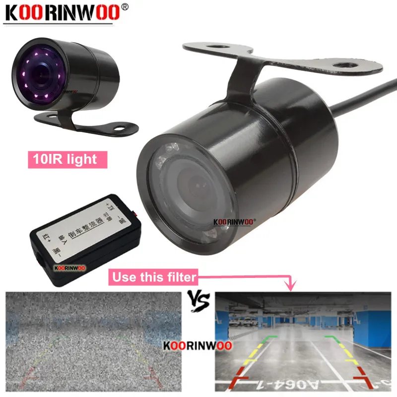 Cars Rear View Camera HD CCD Auto 10 Infrared IR Lights Waterproof Front Cam Back Detector Panoramic Vehicle Parking Accessories