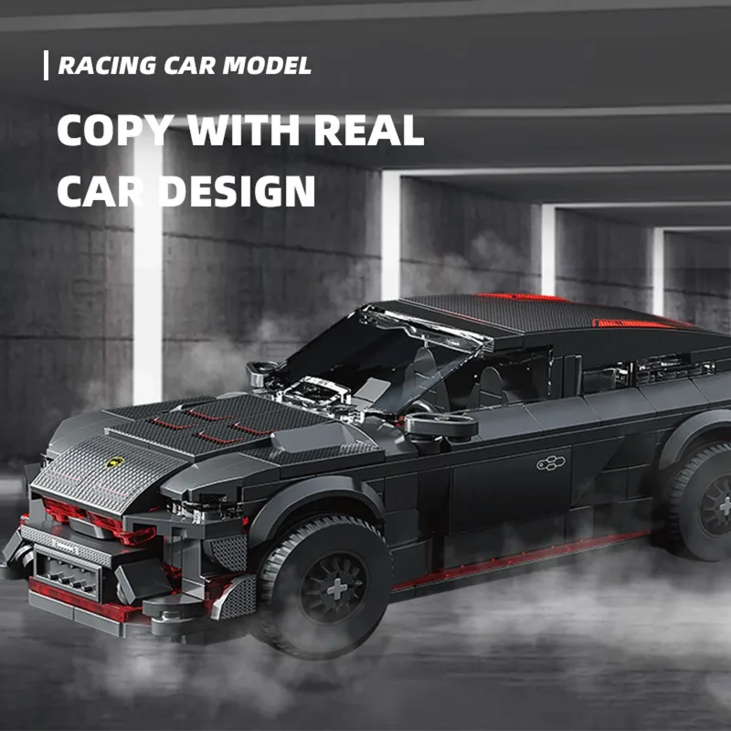 470 قطعة مكعبات بناء سيارة سباق المدينة SUV نموذج سيارة رياضية لتقوم بها بنفسك طوب السيارة للبالغين والأطفال مجموعة عرض هدية