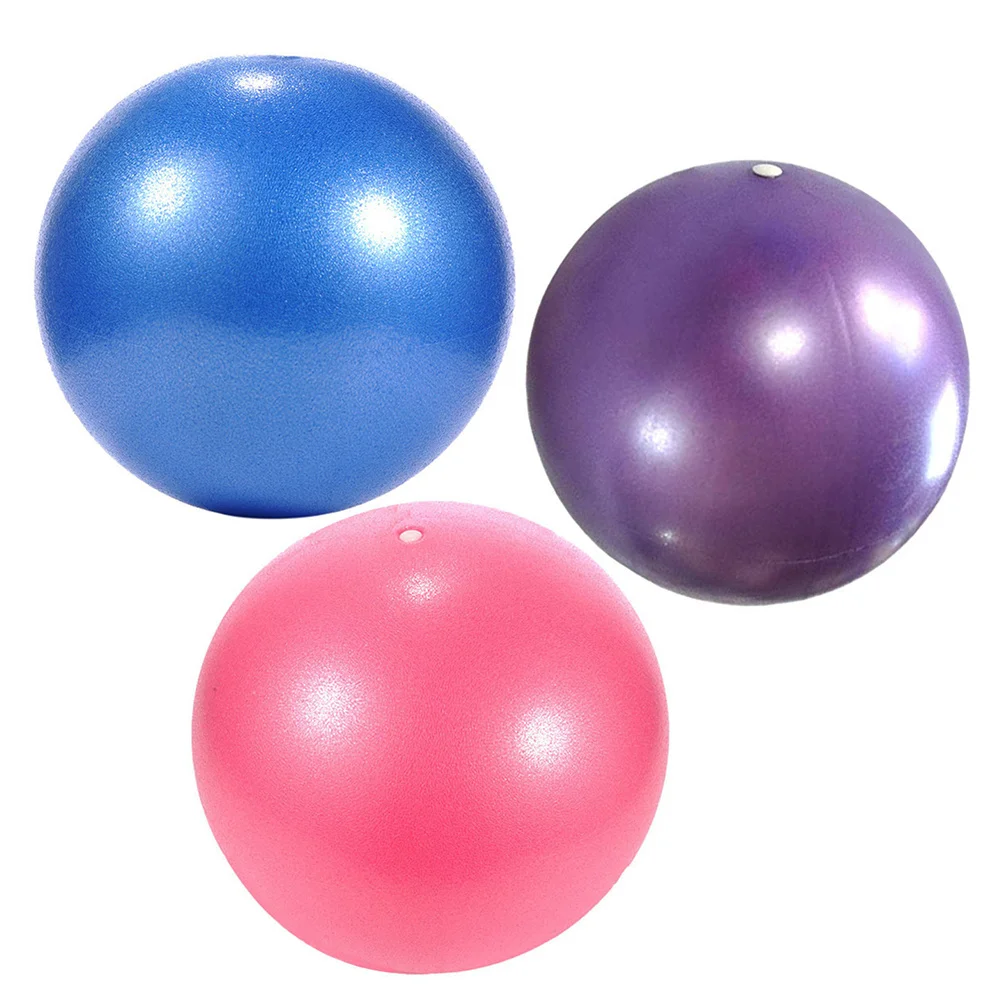 3Pcs Mini Balance Ball PVC Antiburst Pilates Yoga Übung Kern Stärkung Stabilität Toning Fitness Zubehör Zufällige Farbe
