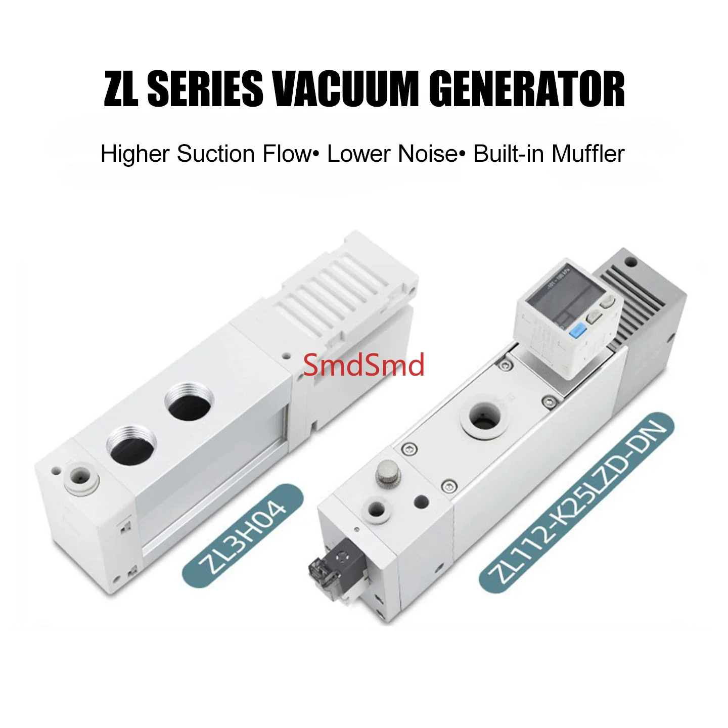 Multistage Vacuum Ejector ZL112 ZL212 Vacuum Pump System for Industrial Automation ZL112-GN ZL212-GN ZL212-D ZL112-K25LZD-DN