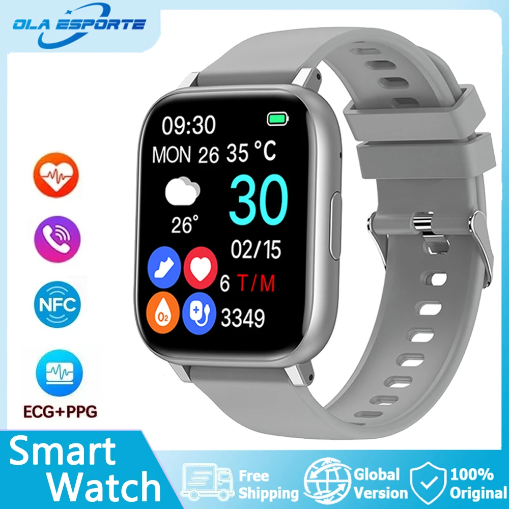 2024 New Smartwatch For Men Women Bluetooth Call Heart Rate Sleep Monitoring Weather Information Reminder Sports Fitness Watches