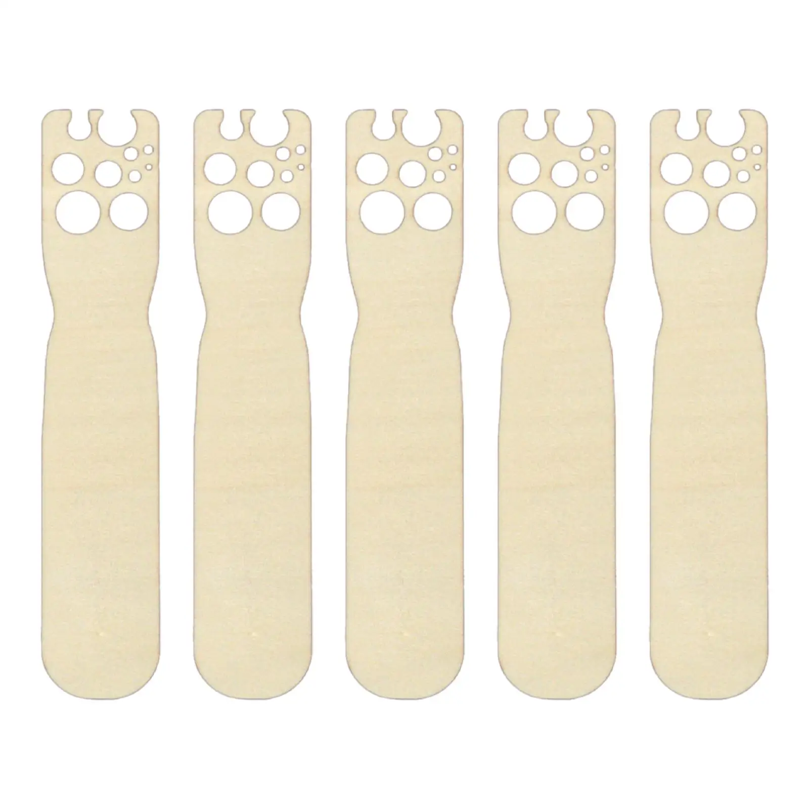 5x Herb and Leaf Scrapers Herb Leaf Stripping Tool Wooden Leaf Separator Leaf Remover for Kale Cilantro